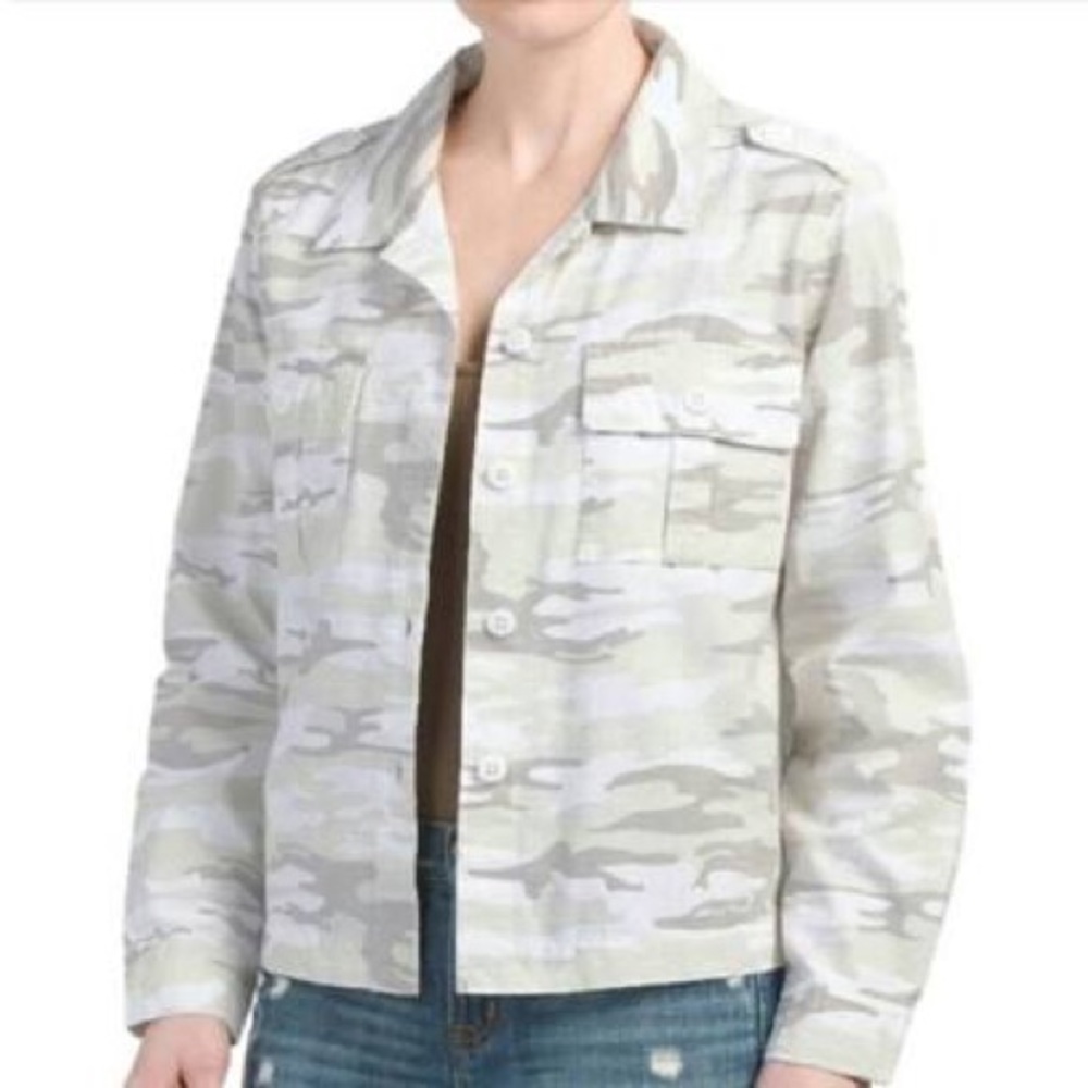 Sanctuary camo utility shirt
